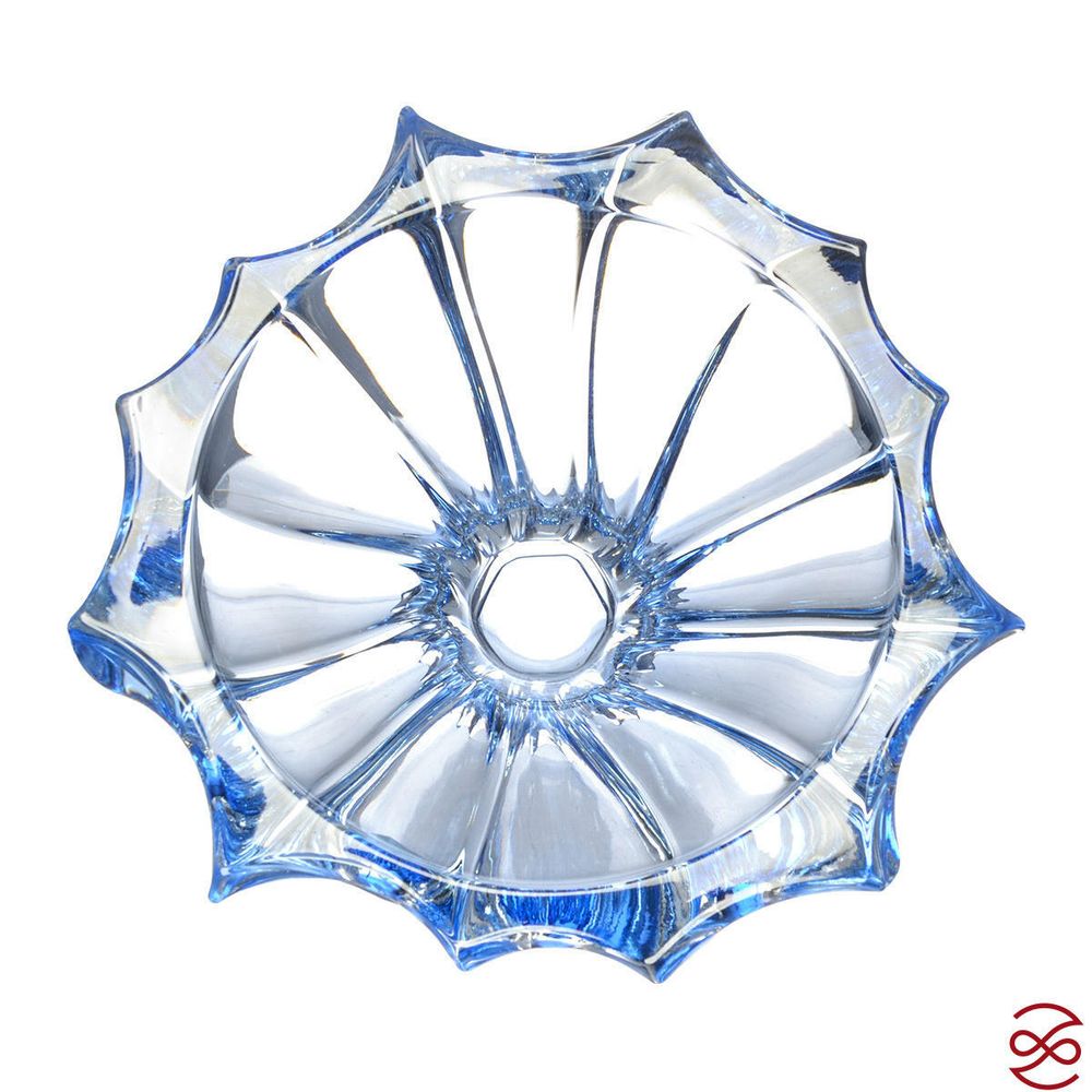 Конфетница Aurum Crystal Plantica 15 см Blue