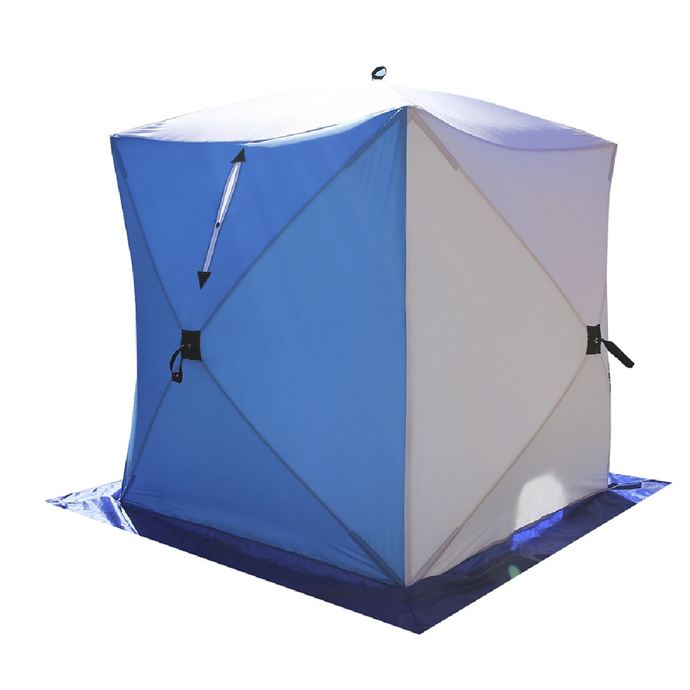 Палатка для зимней рыбалки СТЭК Куб 1 трехслойная (150х150х170 см)