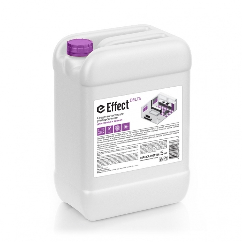 Средство универсальное чистящее для стекол и зеркал EFFECT DELTA 404 5 кг.