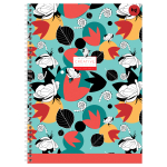 Тетрадь 160л., А4 клетка на гребне BG "Яркий орнамент", глянцевая ламинация, твердая обложка