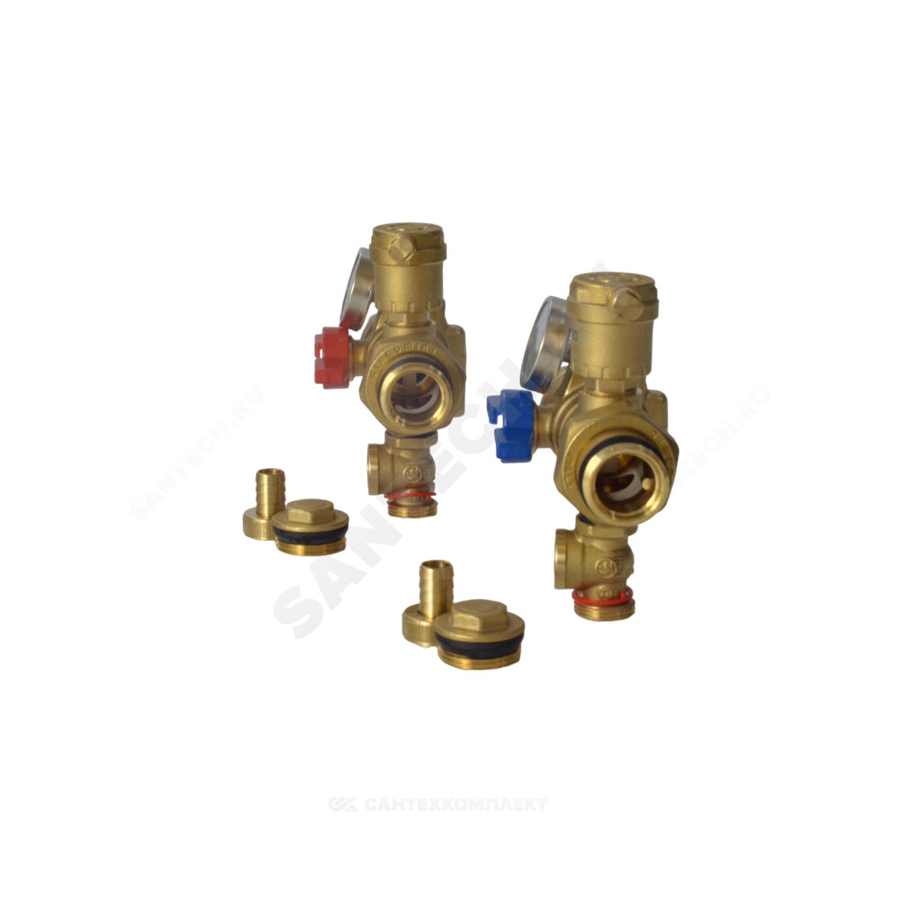 Комплект многофункциональных кранов ВР/НР Ду1 1/4" R269T Giacomini R269TY036