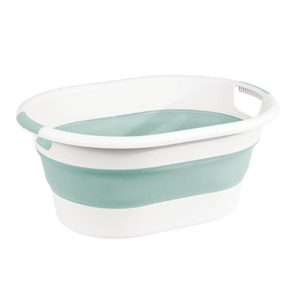 Таз ФЛЕКС 25 л овальный складной с ручками, материал- полипропилен, ТЭП М2517