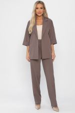 Костюм брючный Скрипка (кофе с молоком) К14376-12М LT Collection