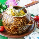 Запеченный хек с картофелем в горшочке Запеченный хек с картофелем в горшочке