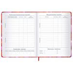 Дневник 1-11 класс 48 л., твердый, BRAUBERG, матовая ламинация, резинка, закладка-ляссе, с подсказом, "Сердечки", 107241