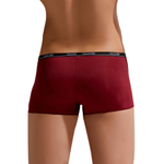 Мужские трусы-боксеры с тонкой брендированной резинкой Second Skin Trunk (Размер: L) (Цвет: белый)