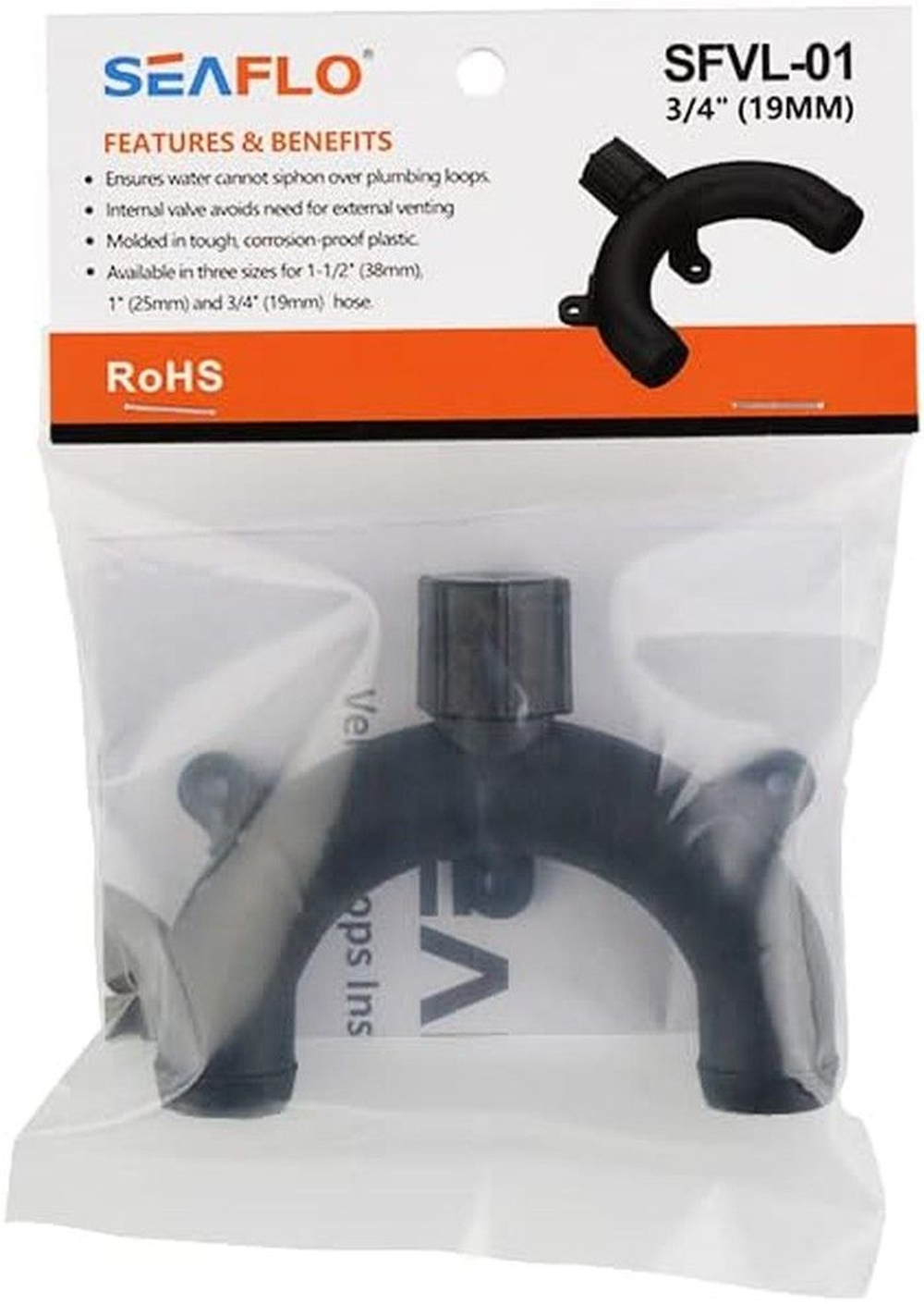 Антисифонное колено, 19 мм (10268846)