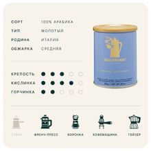 Кофе молотый Hausbrandt Gourmet Columbus банка 250 г 2 шт