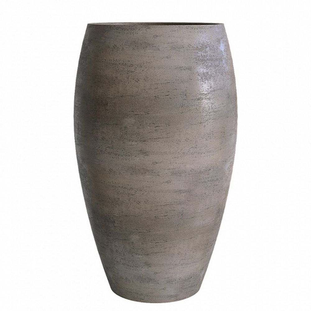 Кашпо OVAL SMOKEY GREY D41 H82