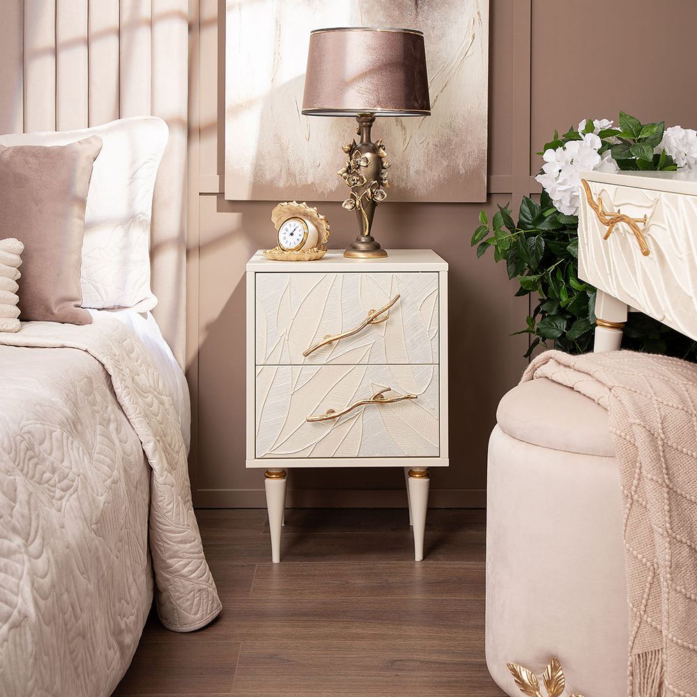 Часы настольные Акойя Айвори