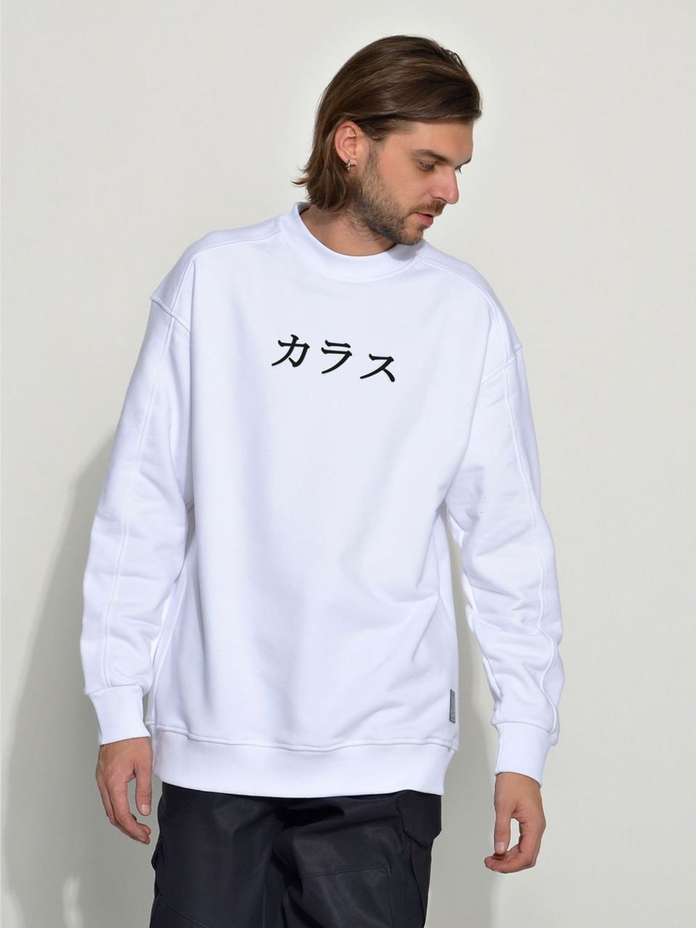 Толстовка White Crow Карпы Белая