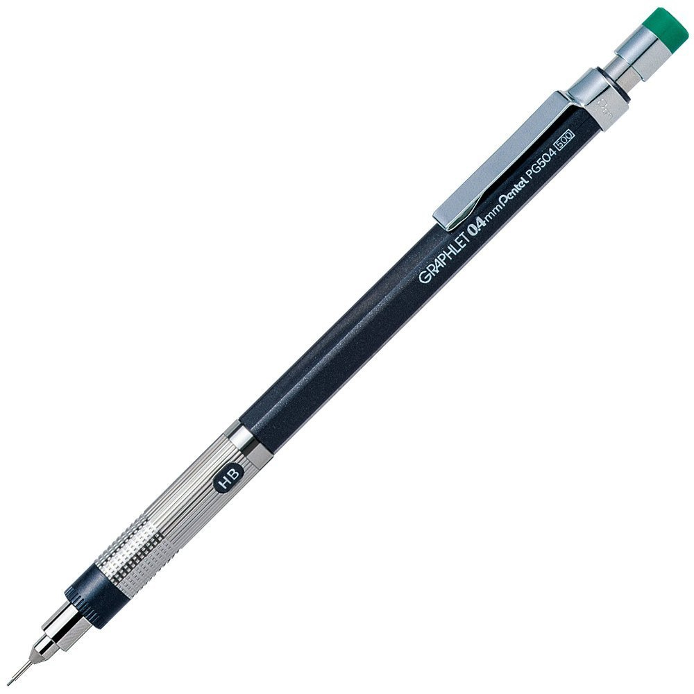 Чертёжные карандаши 0,4 мм Pentel Graphlet