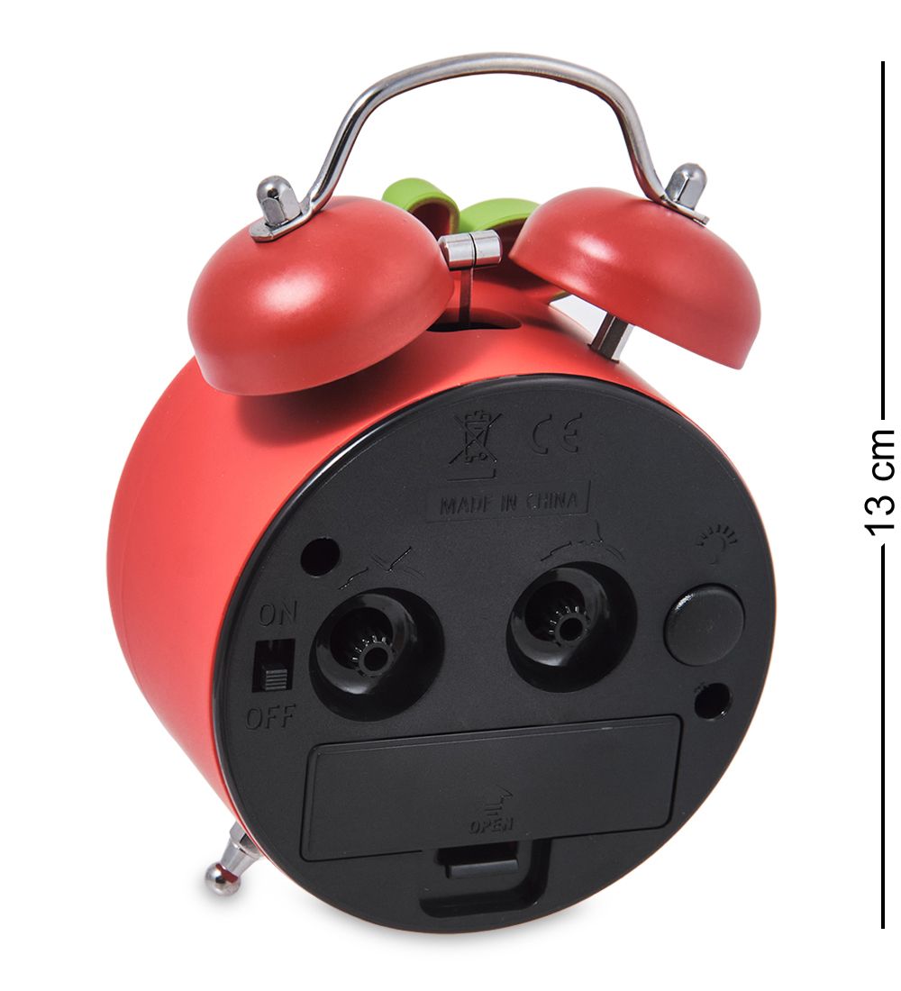 GAEM Art CL-66/3 Будильник «Яблоко» красный