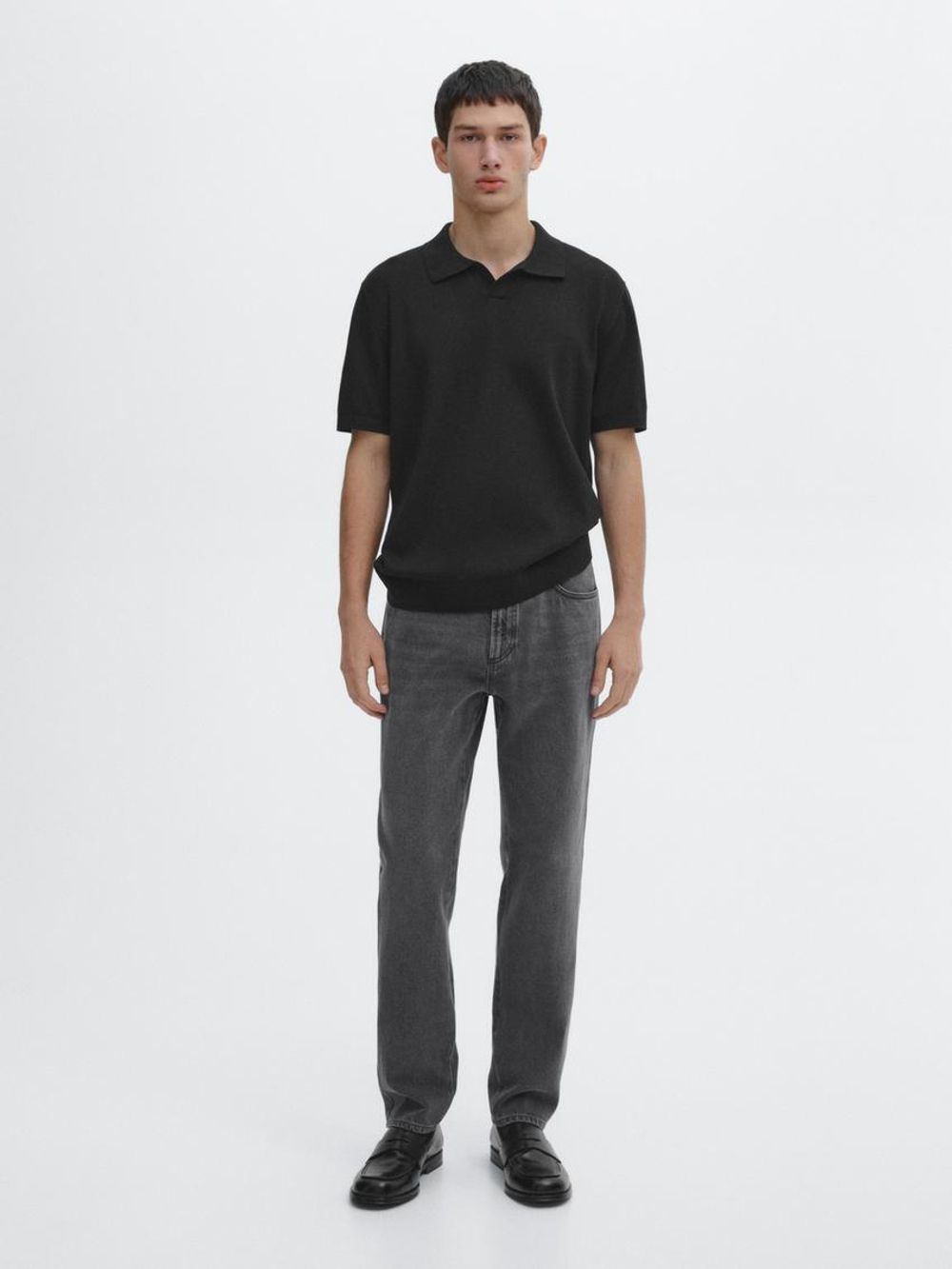 Massimo Dutti Зауженные джинсы из 100% хлопка, маренго