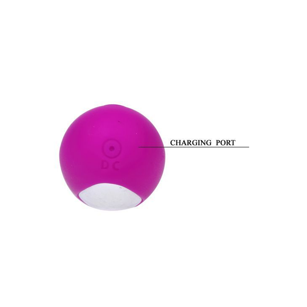 Вибратор Paul для стимуляции клитора и других эрогенных зон - 17,3 см. (Цвет: лиловый)