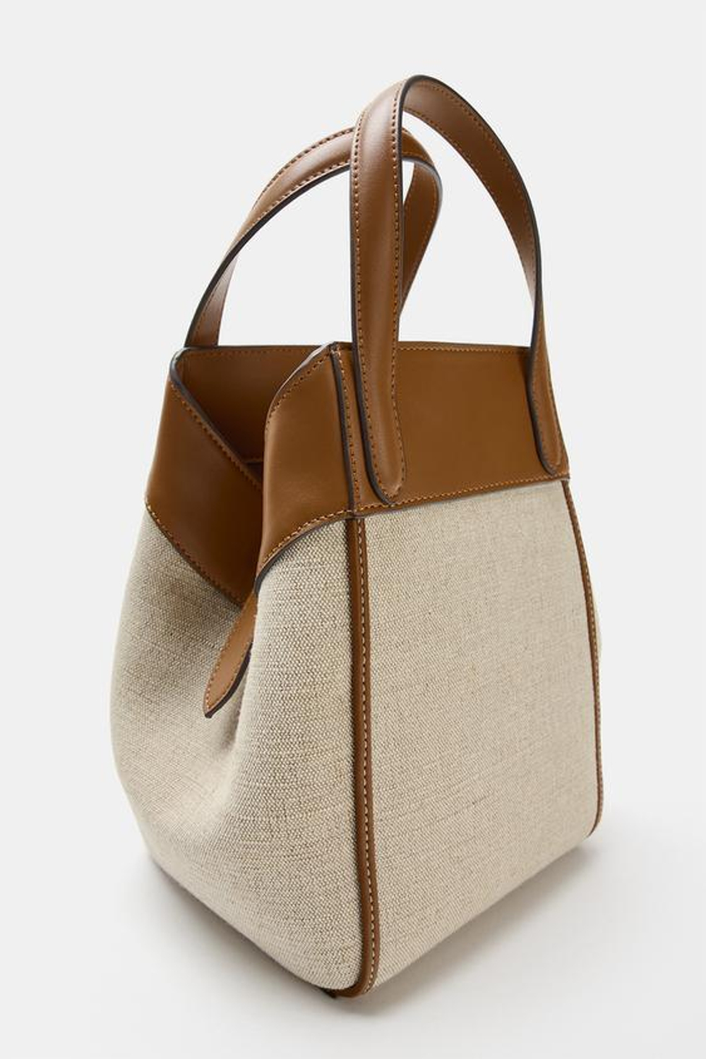 ZARA ХОЛЩОВАЯ СУМКА-МЕССЕНДЖЕР, ТЕМНЫЙ РЫЖЕВАТО-КОРИЧНЕВЫЙ