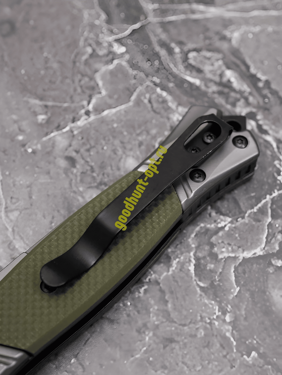 Тактический складной нож флиппер Browning Олива