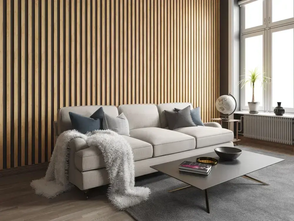 Интерьерная рейка МДФ ДУБ КРАФТ ЗОЛОТОЙ 16*40*2800 МДФ - 20 шт.