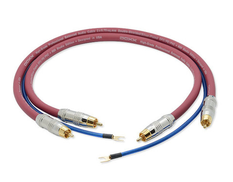 DAXX R89 Фоно кабель с посеребренными жилами 2x0.75mm2 уровня High Grade, D=9mm