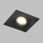 DK3021-BK Встраиваемый светильник, IP 20, 10 Вт, GU5.3, LED, черный, пластик