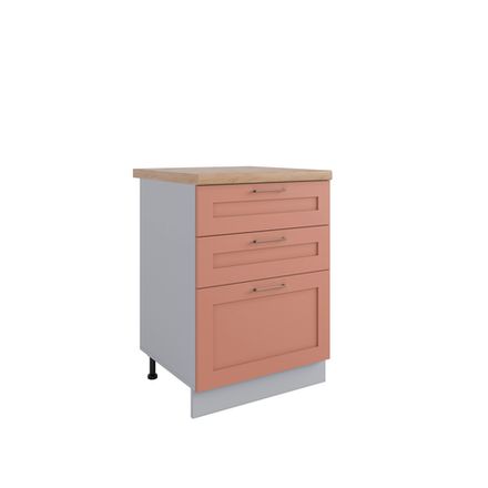 Кухня Модуль СЯБ 600 Квадро Персик Софт