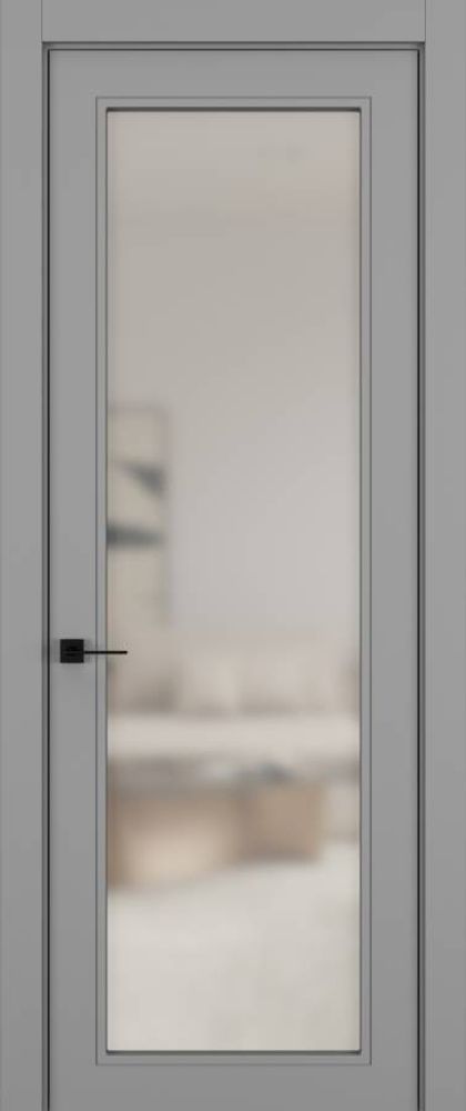 Дверь 01V GEOMETRY Матовый Светло-серый