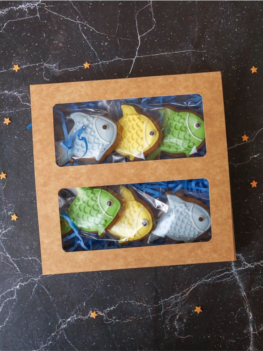 Имбирные пряники "Карасики", 6 шт.