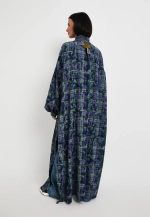 Рубашка Кардиган синяя клетка