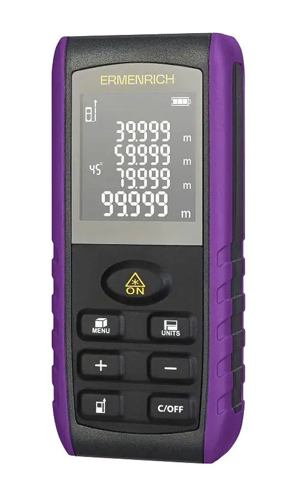Лазерная рулетка Ermenrich Reel PRO GE80, фиолетовый