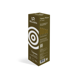 Термос Relaxika 101 (0,75 литра), хаки (стикерпак "Кемпинг")