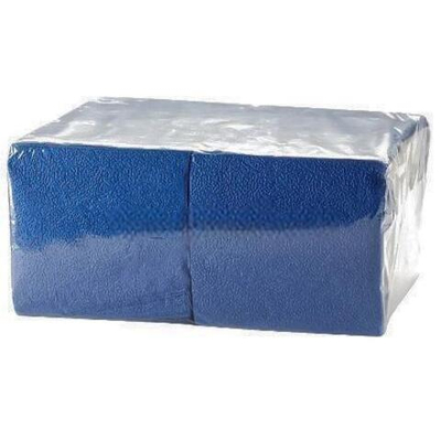 Салфетка 24х24 (1 сл.) 400 синяя Интенсив (1/15 шт.)