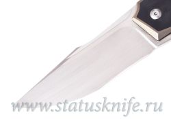 Нож CKF/BHARUCHA Justice (М390, титан, цирконий, ручной сатин)фотография - 2