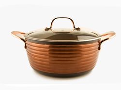 Алюминиевая кастрюля Gipfel Versal Gold 2722 24 см/5 л