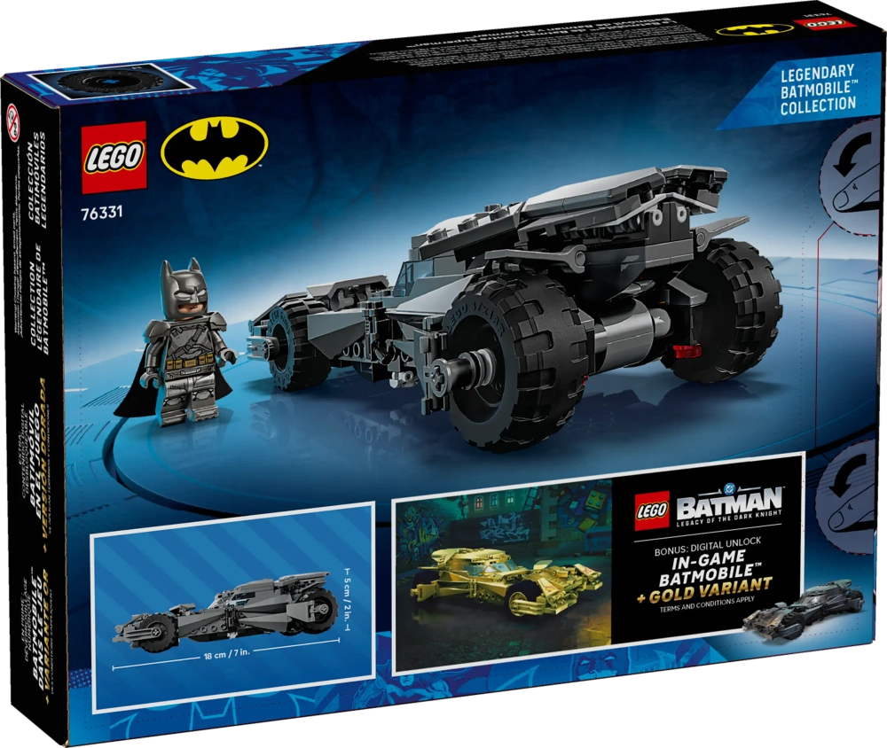Конструктор LEGO DC Batman 76331 Batman v Superman Batmobile