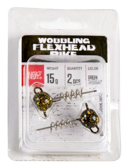 Груз-головки спираль LJ 3D BBS Series Wobbling Flexhead Pike 015г 003 2шт.