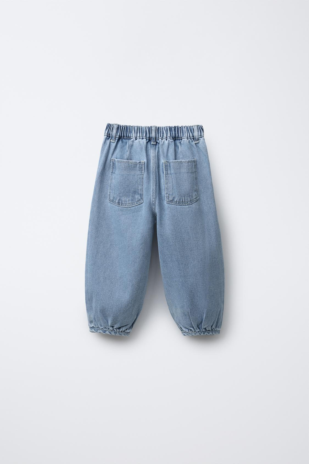 ZARA ДЖИНСЫ BALLOON, ВЫЦВЕТШИЙ СИНИЙ