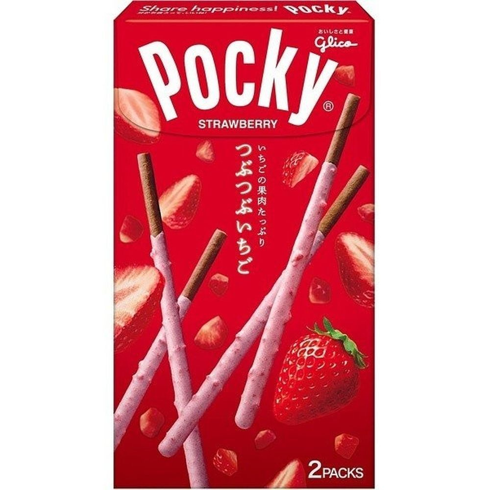 Соломка в шоколадной глазури со вкусом клубники 55 г POCKY