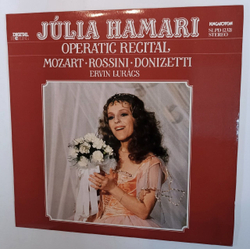 Винтажная виниловая пластинка Julia Hamari, Mozart, Rossini, Donizetti, Ervin Lukacs Operatic Recital (Hungary 1983)