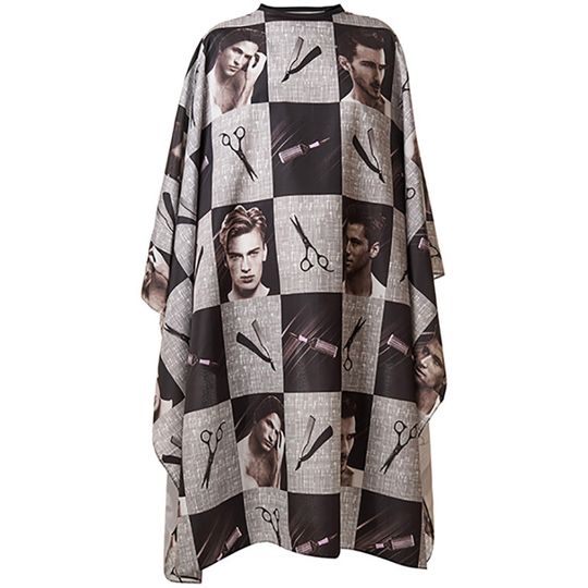 Накидка парикмахерская Harizma, 140х160см, рисунок "фотографии" (h10884)