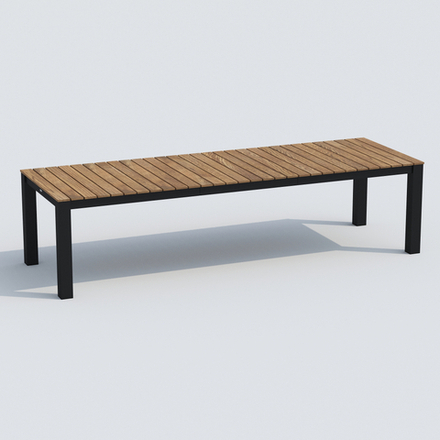 Стол обеденный ТЕЛЛА  XL из тика 300x100