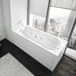 Акриловая ванна Aquatek (Акватек) Леда 170x80 с каркасом