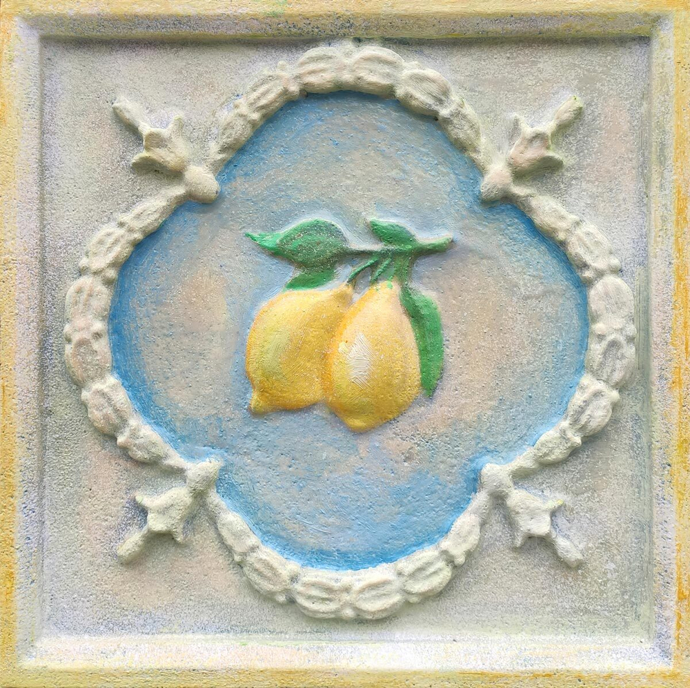 Декор №3 "Лимоны в рамке"