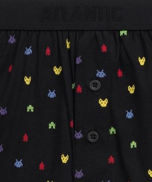 Трусы (2 шт) мужские семейные Atlantic 2MBX-055, черный+черный