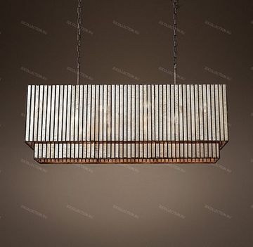 Люстра VITTI MIRRORED RECTANGULAR Restoration Hardware 68450525
