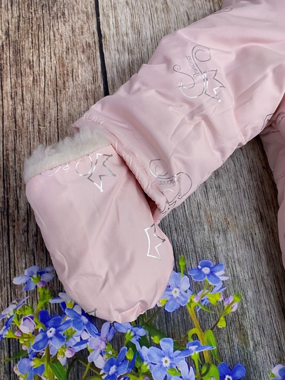 Комбинезон-трансформер (2в1) Модель: 025 "Princess" (ИП Петрова Г.Г.) (Цвет: Светло-розовый, Размер: 74-80)