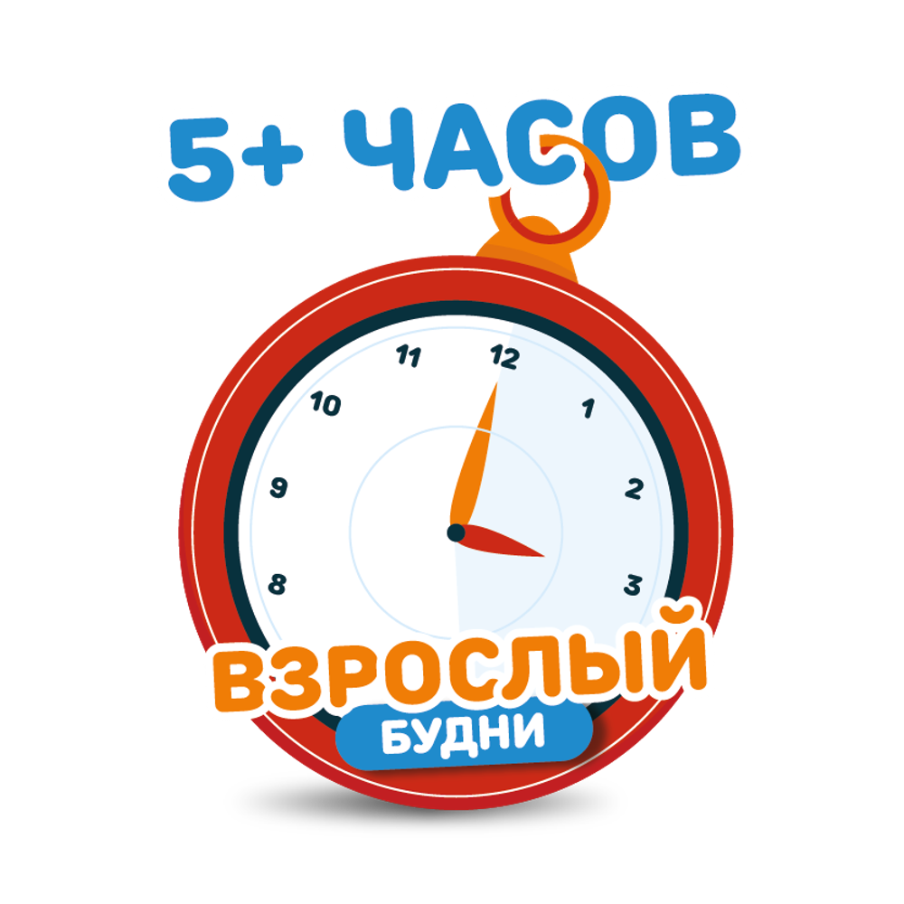 На июль взрослый билет на тариф "5+ часов" (будние дни). 518₽/ 1 час