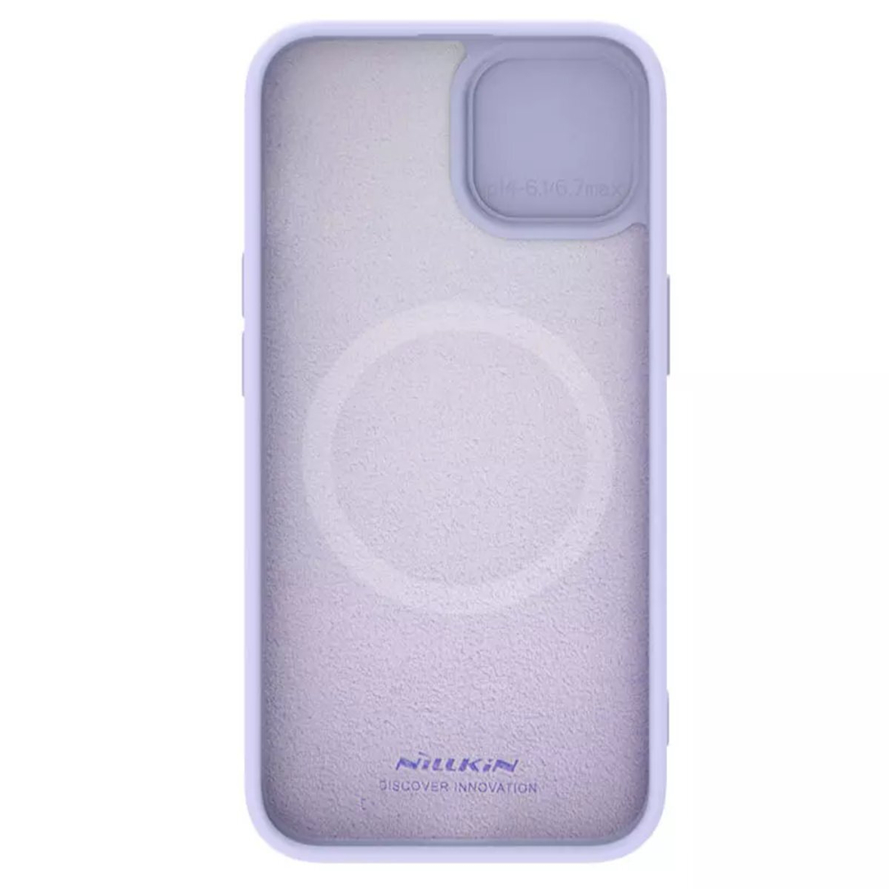 Накладка Nillkin Magnetic Silky Silicone Case для iPhone 15 Plus