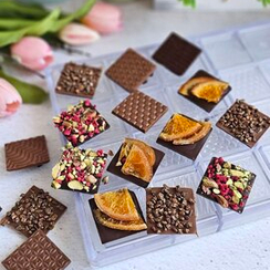 141 | Форма для шоколадных конфет "Ассорти" (275*205 мм)