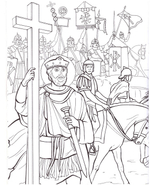 Воздвижение Креста. Познавательная книга-раскраска