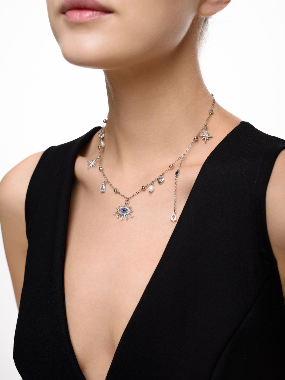 Чокер "Shiny Blue Eye Talisman"